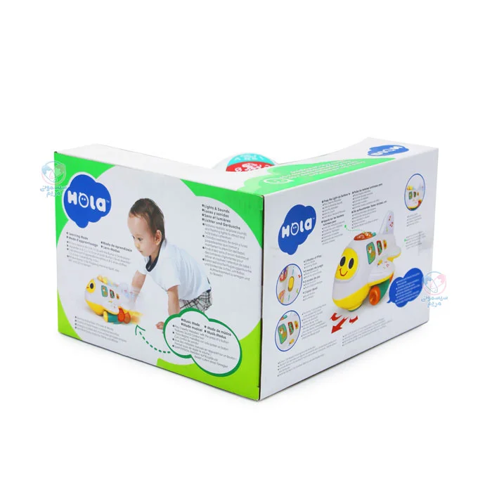 هواپیما موزیکال هولی تویز Huile Toys 6103، مناسب برای کودکان 12 ماه به بالا