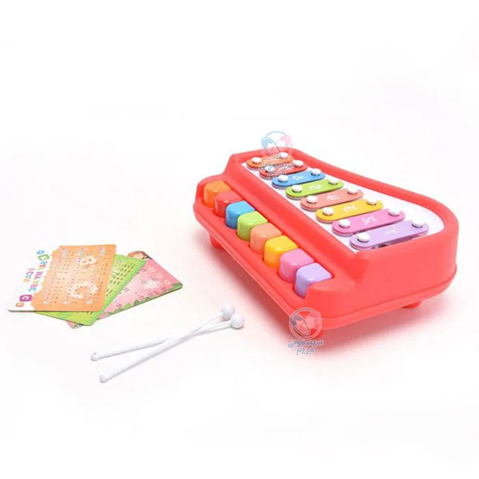 ک بلز شامل صفحهای تشکیل شده از 8 قطعه فلزی و ۳ برگ نت موسیقی جهت تمرین