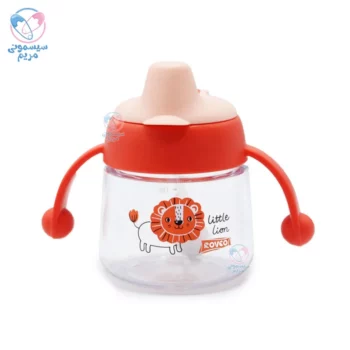 لیوان سوپاپ دار 180 میلی لیتر رووکو Rovco 1042 شیر قرمز