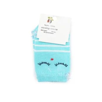 جوراب ساق کوتاه عروسکی هدیه Hadiye سبزآبی