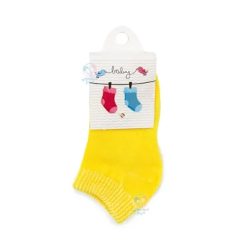 جوراب مچی کالجی جام جم Jamejam سایز 6 تا 12 ماه زرد