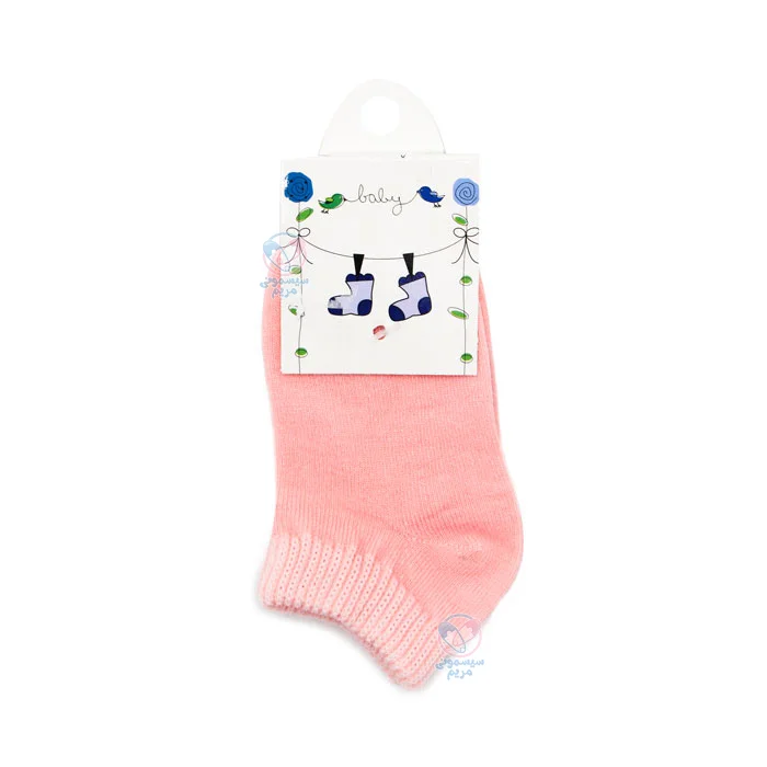 جوراب مچی کالجی جام جم Jamejam سایز 6 تا 12 ماه گلهبی