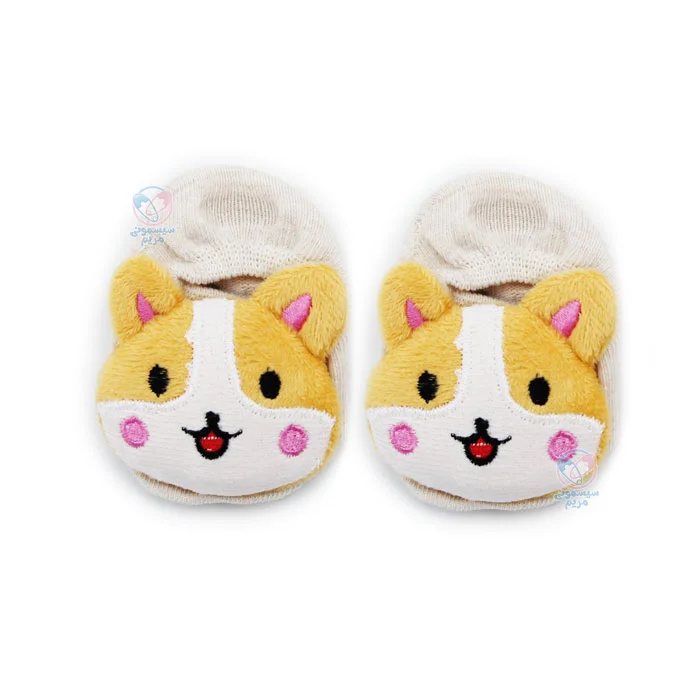 جوراب نقلی استپ دار طرح روباه