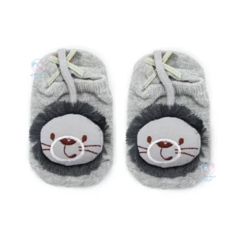 جوراب نقلی استپ دار طرح شیر طوسی