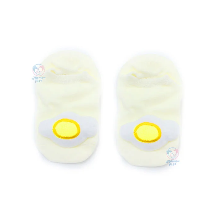 جوراب نقلی استپ دار طرح نیمرو