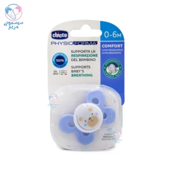 پستانک پروانه ای 0 تا 6 ماه طرح خرگوش چیکو Chicco