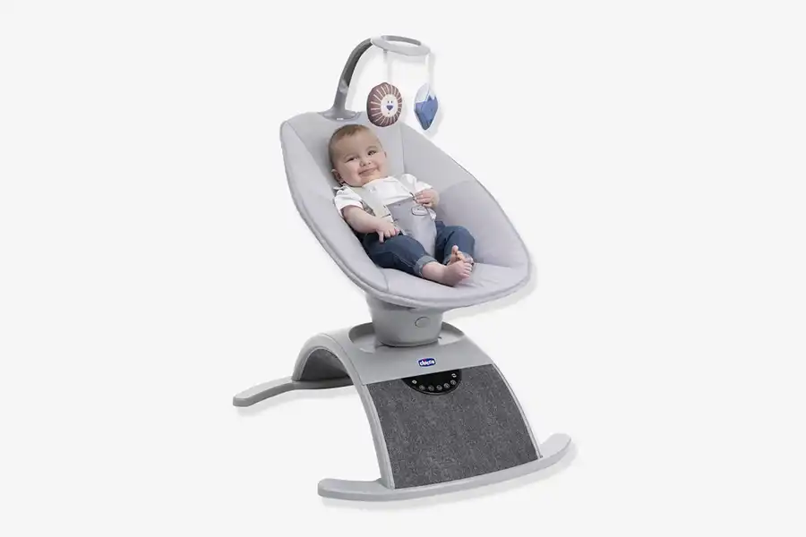 گهواره برقی چیکو Comfy Wave Automatic Baby Bouncer با حرکات گهوارهای متنوع و سرعتهای قابل تنظیم، آرامش و سرگرمی را برای کودک شما به ارمغان میآورد.