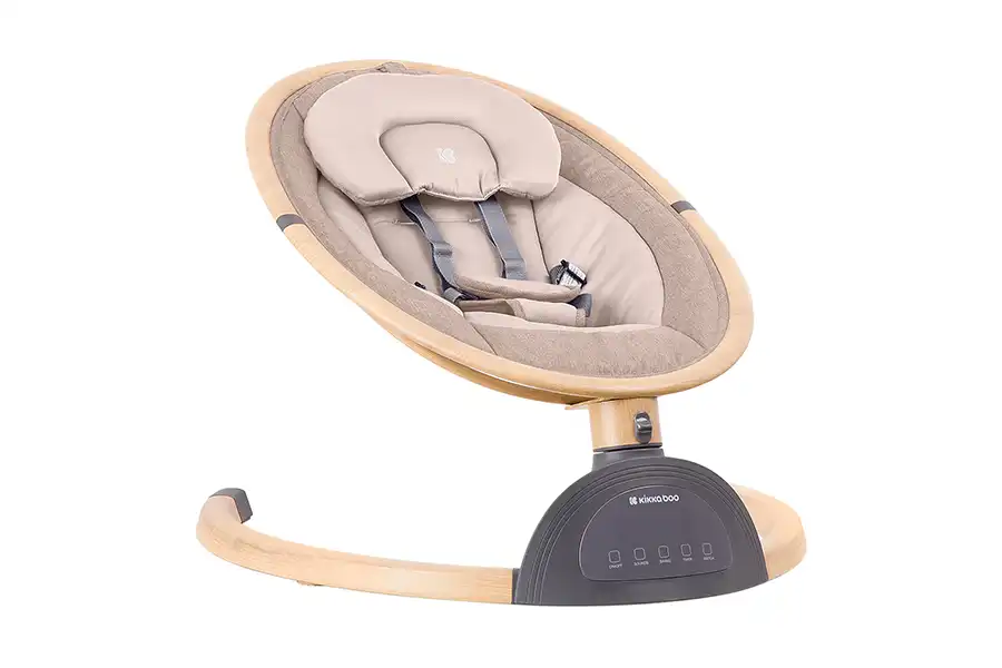 گهوارههای برقی کیکابو دارای طراحی ارگونومیک، تنظیمات سرعت مختلف، قابلیت پخش موزیک و اسباببازیهای سرگرمکننده هستند.