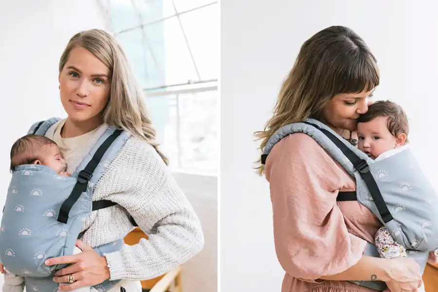 از آنجا که حمل همزمان کریر، کیف دستی کودک و وسایل میتواند طاقتفرسا باشد؛ استفاده از آغوشی بهعنوان یکی از بهترین ترفندهای مسافرت با نوزاد است.