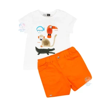 تیشرت و شلوارک ایندیگو Indigo طرح توکان 13212