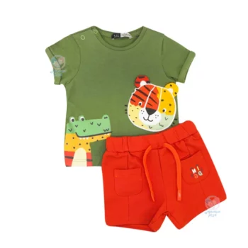 تیشرت و شلوارک ایندیگو Indigo طرح کودیل 13213