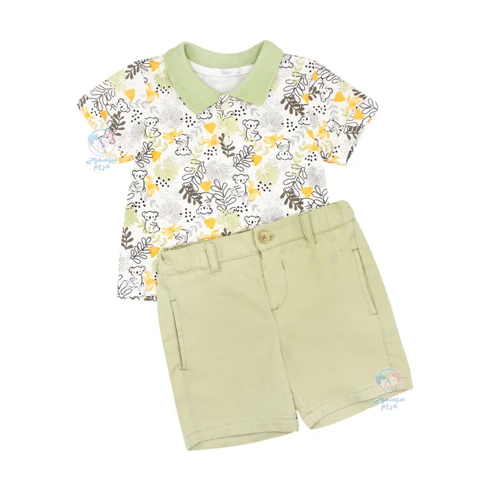 تیشرت و شلوارک پاپو Papo طرح Haika 305027