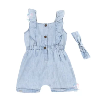 رامپر دخترانه جین ایندیگو Indigo مدل کاترینا 13102