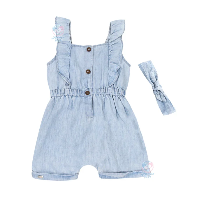 رامپر دخترانه جین ایندیگو Indigo مدل کاترینا 13102