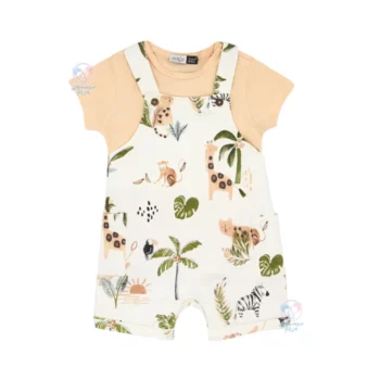 رامپر دوبنده ایندیگو Indigo طرح نخل 13225