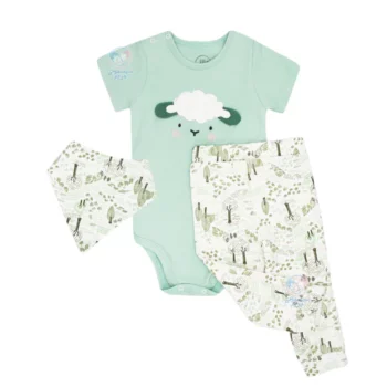 سه تیکه بادی و شلوار نیلی Nili طرح ببعی 5006