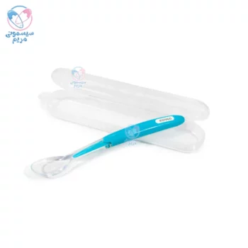 قاشق تک سیلیکونی با قاب رووکو Rovco آبی