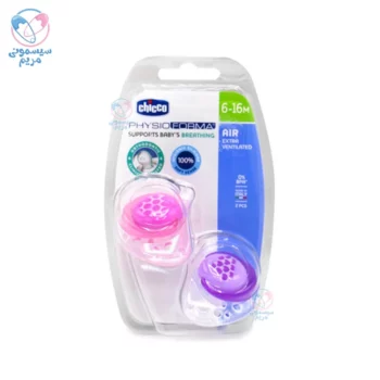 پستانک فیزیو ایر 2 عددی 6 تا 16 ماه چیکو Chicco