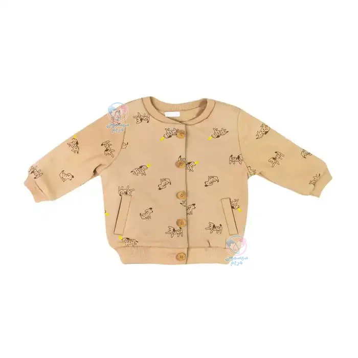 سویشرت 3 تیکه با شلوار جین طرح Toomaj پاپو Papo 400134