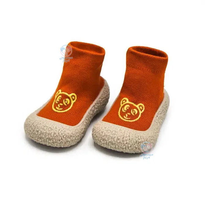 پاپوش ساق دار و استپ دار سیلیکونی شنی آجری