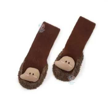 پاپوش ساق دار و استپ دار موهر عروسکی نمو بیبی Nemo Baby قهوه ای