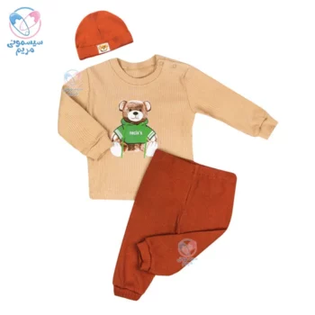 بلوز شلوار کبریتی طرح خرس نسیکسز Necixs 233150