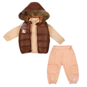 سه تیکه پافر چرمی نسیکسز Necixs 236218