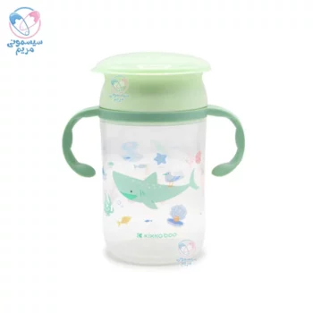 لیوان 360 درجه دسته دار 300 میل Deep Sea کیکابو Kikkaboo سبز