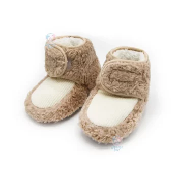 پاپوش زمستانه طرح پولیشی چسبی