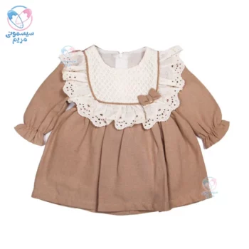 پیراهن دخترانه گیپوردار Mymio 4097