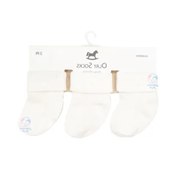 جوراب سه عددی اولای Olay 8010029 شیری