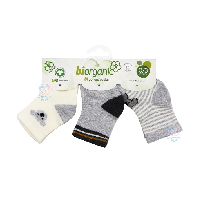 جوراب سه عددی بی ارگانیک Biorganic 68449