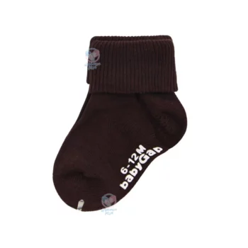 جوراب گپ Gap سایز 6 تا 12 ماه شکلاتی