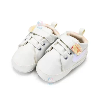 پاپوش بغل 2 خط صورتی چسبی مستر شوز Mrshoes