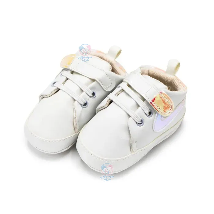 پاپوش بغل 2 خط صورتی چسبی مستر شوز Mrshoes