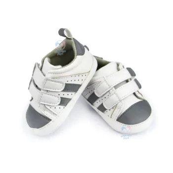 پاپوش دو چسب بغل دو خط طوسی مادرکر Mothercare