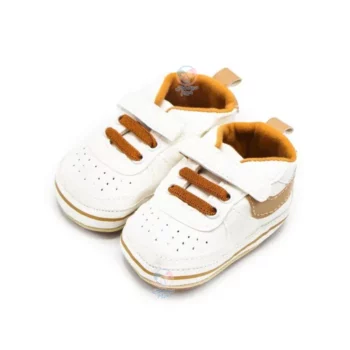 پاپوش سفید بندی و چسبی کفی دار نایک Nike