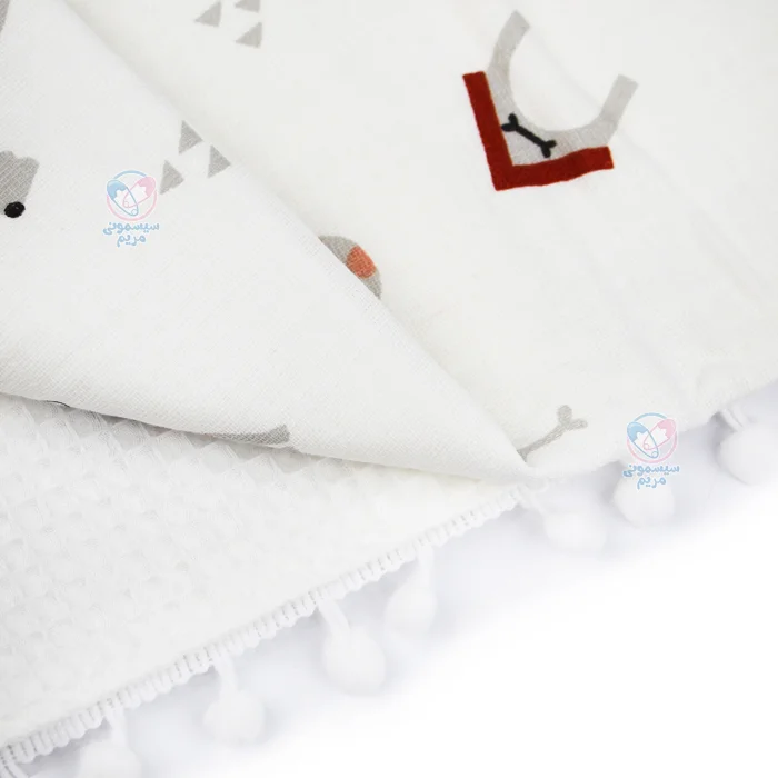 پتویی سبک از جنس نخ، مناسب استفاده در تمام فصول سال