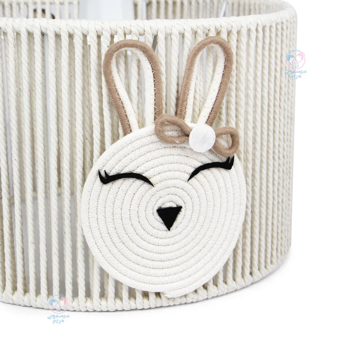 لوستر کنفی خرگوش جنس کنف باکیفیت و مقاوم