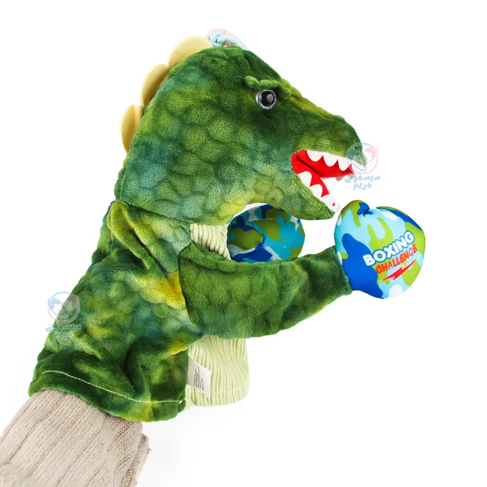 دایناسور بوکسور 3213a دارای عملکرد مکانیکی با دکمه و اهرم