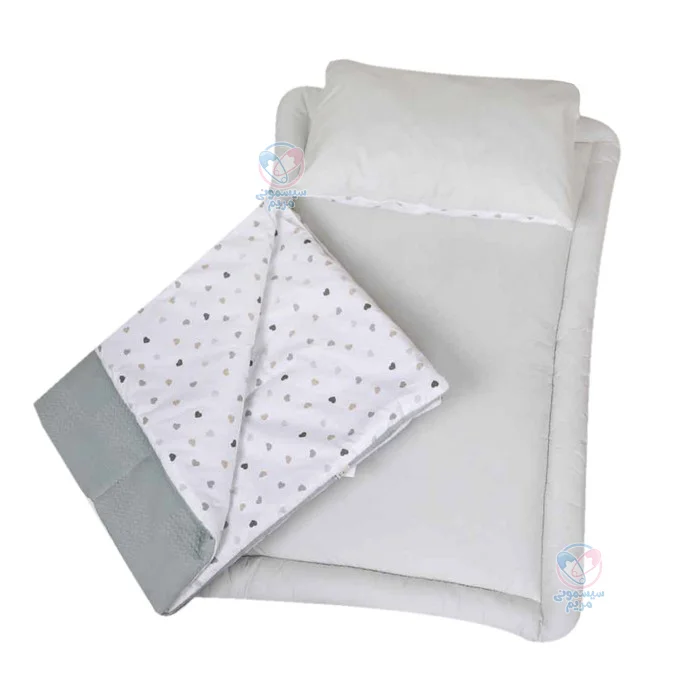 دم دستی سه تیکه سایز دو پیکه الا قلب ریز Ela