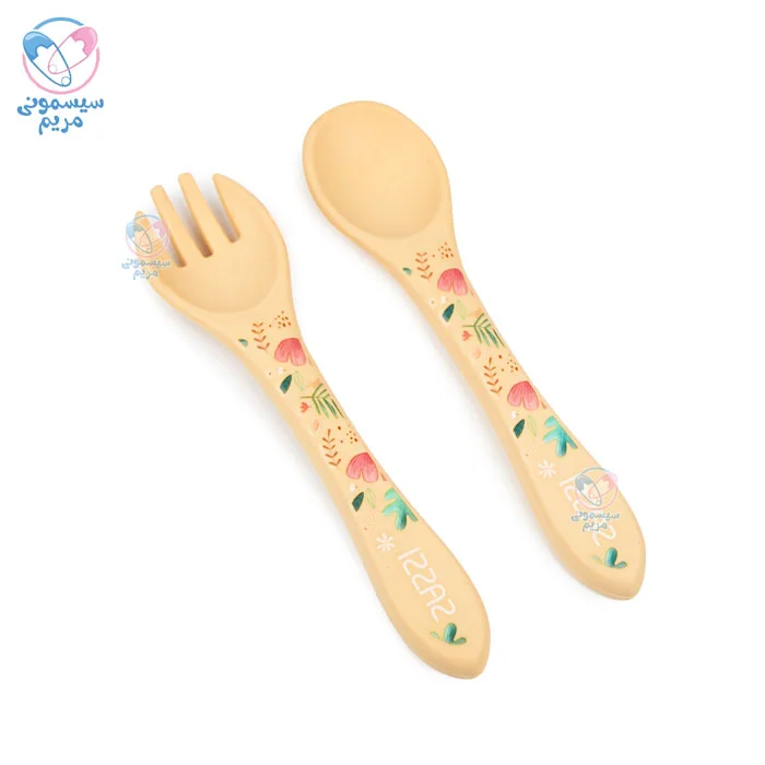 قاشق و چنگال سیلیکونی ساسی Sassi تنبل درختی