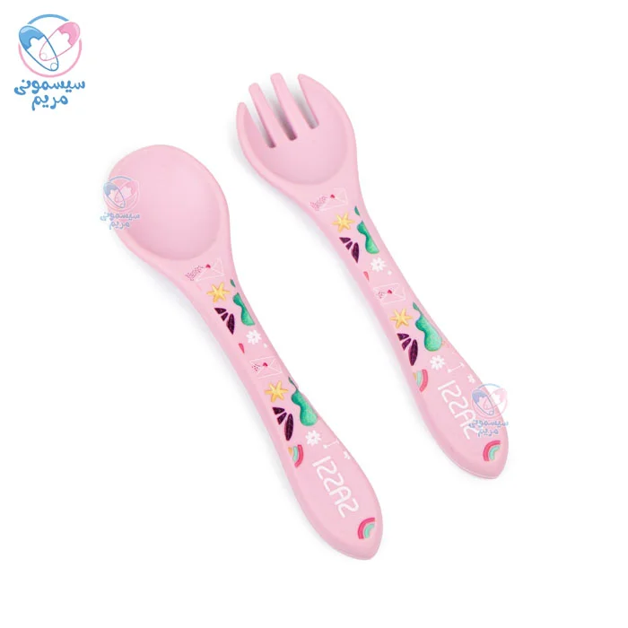 قاشق و چنگال سیلیکونی ساسی Sassi پونی