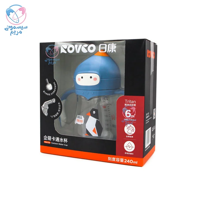 لیوان نی دار و دسته دار رووکو 1032 Rovco آبی