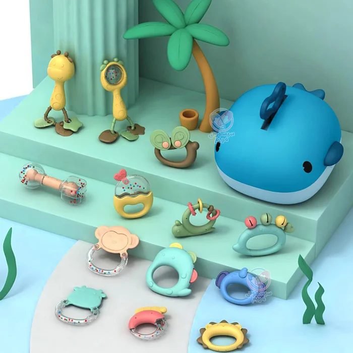 پک جغجغه و دندانگیر صندوقی نهنگ 2029A-3