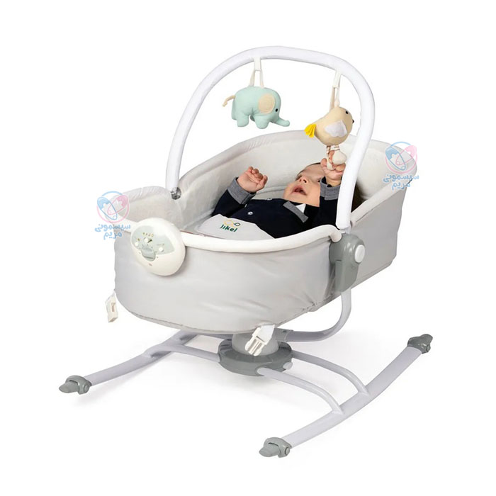 گهواره برقی جیکل رلا Jikel Rella با قابلیت تنظیم تکیهگاه پشتی