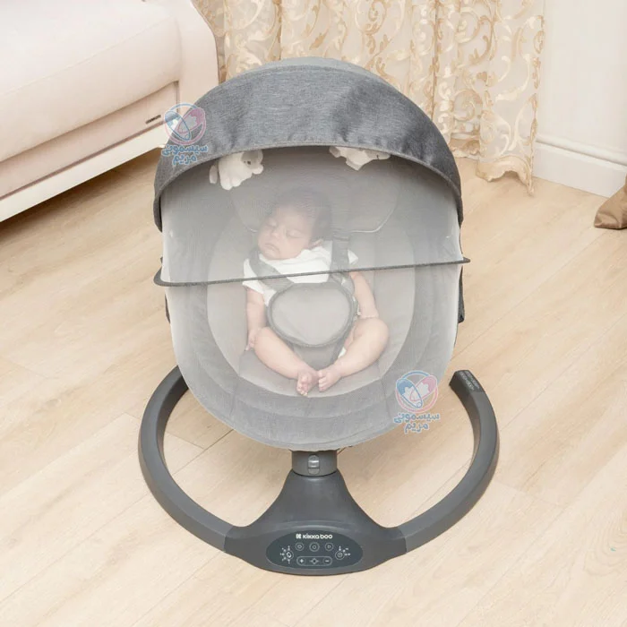 گهواره برقی کیکابو کودی Kikkaboo Codie طوسی روشن