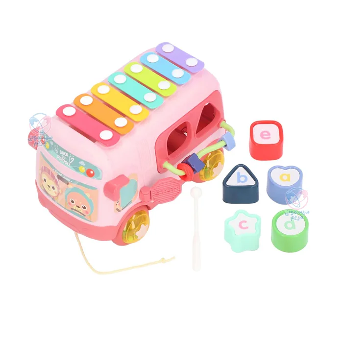 اتوبوس جایگذاری اشکال و بلز سوببر Sobebear 1022-24 صورتی