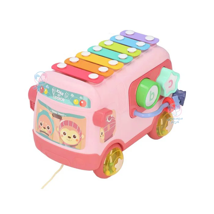 اتوبوس جایگذاری اشکال و بلز سوببر Sobebear 1022-24 صورتی