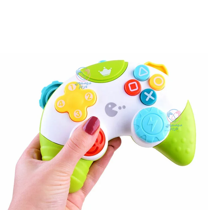مجهز به دکمه‌های قابل فشار برای تقویت مهارت‌های حرکتی